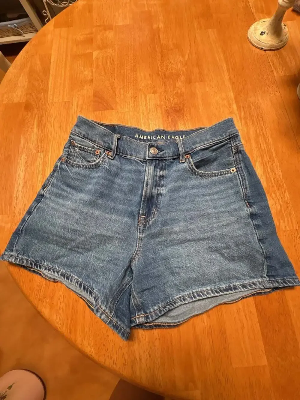 American Eagle High-Rise Denim Shorts